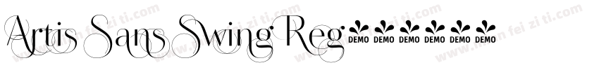 Artis Sans Swing Reg字体转换